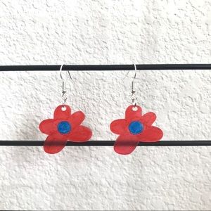 Handmade Golf le flure Earrings